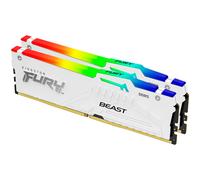 Kingston Fury Beast RGB 32GB 2x16GB 6400MHz CL32 EXPO-XMP Blanco