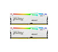 Kingston Fury Beast RGB 32GB (2x16GB) DDR5 6400MHz CL32 White EXPO