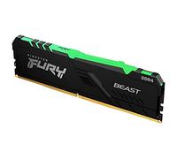 Memoria ram kingston fury beast rgb 32gb ddr4 (1x32gb) 3600mhz (kf436c18bba/32)
