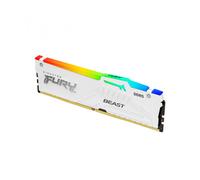 Kingston Fury Beast RGB 32GB DDR5 6000MHz CL30 Blanca - Memoria RAM