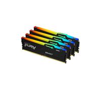 Kingston Technology FURY Beast 64 GB 6000 MT/s DDR5 CL40 DIMM (Kit de 4) RGB XMP