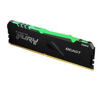 Kingston FURY Beast RGB 8GB 3200MT/s DDR4 CL16 Memoria para Ordenadores de sobremesa Módulo único KF432C16BBA/8