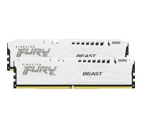 Kingston FURY Beast Blanco DDR5 32GB (2x16GB) 5200MT/s CL36 DIMM Memoria gamer para Ordenadores de sobremesa Kit de 2 AMD EXPO e Intel XMP - KF552C36BWEK2-32