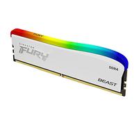Kingston FURY Beast White RGB Special Edition 16GB 3600MT/s DDR4 CL18 DIMM Desktop Memory Single Module - KF436C18BWA/16