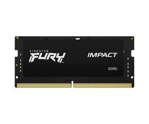 Kingston FURY Impact 16GB DDR5 6400MT/s SODIMM Laptop RAM Memory Module 1 x 16GB CL38 XMP 3.0 Negro (KF564S38IBK2-16)