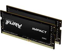 Kingston FURY Impact 32GB (2x16GB) 3200MHz DDR4 CL20 Memoria Portátil Kit de 2 KF432S20IB1K2/32