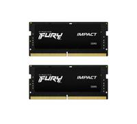 Kingston Fury Impact XMP 32GB 6400MT/s DDR5 CL38 SODIMM Memoria Gamer para Portátil Kit de 2 - KF564S38IBK2-32