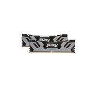 Kingston Fury Renegade DDR5 Silver/Black XMP 96GB 6400MT/s CL32 DIMM Desktop Gaming Memory (Kit of 2) - KF564C32RSK2-96