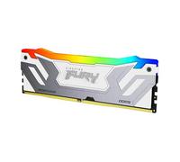 Kingston FURY Renegade DDR5 RGB Plata - Blanco XMP 24GB 8400MT/s CL40 CUDIMM Memoria gamer para Ordenadores de sobremesa Módulo único - KF584CU40RWA-24