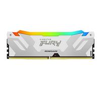 Kingston FURY Renegade Blanco RGB XMP 32GB 6400MT/s DDR5 CL32 DIMM Memoria gamer para Ordenadores de sobremesa - KF564C32RWA-32