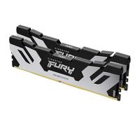 Kingston Fury Renegade DDR5 Silver/Black XMP 96GB 6000MT/s CL32 DIMM Desktop Gaming Memory (Kit of 2) - KF560C32RSK2-96