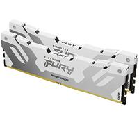 Kingston FURY Renegade DDR5 Silver/White XMP 32GB 7600MT/s CL38 DIMM Desktop Gaming Memory (Kit of 2) - KF576C38RWK2-32