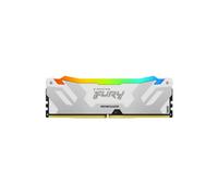 Kingston FURY Renegade Blanco RGB XMP 16GB 8000MT/s DDR5 CL38 DIMM Memoria gamer para Ordenadores de sobremesa - KF580C38RWA-16