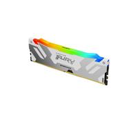 Kingston FURY Renegade Blanco RGB XMP 16GB 8000MT/s DDR5 CL38 DIMM Memoria gamer para Ordenadores de sobremesa - KF580C38RWA-16