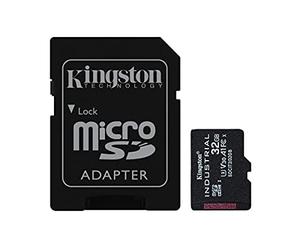 Kingston Industrial microSD - 32GB microSDHC Industrial C10 A1 pSLC Tarjeta + adaptador SD - SDCIT2/32GB