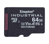 Kingston Industrial MicroSDXC 64GB UHS-I U3 V30 Clase 10