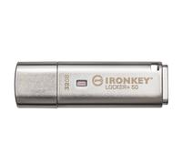 Kingston IronKey Locker+ 50 Unidad Flash USB XTS-AES cifrado para protección de datos con respaldo USBtoCloud automático-IKLP50/32GB