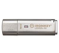 Kingston IronKey Locker+ 50 Unidad Flash USB XTS-AES cifrado para protección de datos con respaldo USBtoCloud automático-IKLP50/16GB