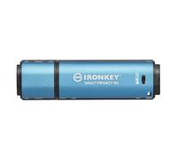 Kingston IronKey Vault Privacy 50 Unidad USB con certificación FIPS 197 y cifrado XTS-AES de 256 bits para la protección de datos - IKVP50/64GB