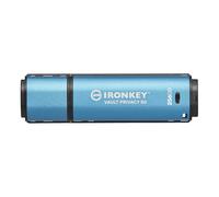 Kingston IronKey Vault Privacy 50 Unidad USB con certificación FIPS 197 y cifrado XTS-AES de 256 bits para la protección de datos - IKVP50/256GB