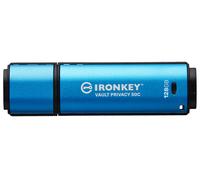 Kingston Unidad USB IronKey Vault Privacy 50 IKVP50C Type-C FIPS 197 cifrado XTS-AES 256 bits 128GB