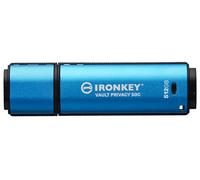 Kingston IronKey Vault Privacy 50 Unidad USB Type-C con certificación FIPS 197 y cifrado XTS-AES de 256 bits para la protección de Datos - IKVP50C/512GB