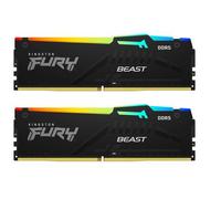 Kingston Kit 64GB (2 x 32GB) DDR5 5600MHz FURY Beast RGB EXPO Negro 2R CL36