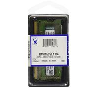 Kingston KVR16LSE11/4 - Memoria RAM de 4 GB (1600 MHz DDR3L ECC CL11 SODIMM 1.35 V, 204-pin)