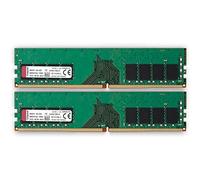 Kingston KVR24N17S8K2/16 ValueRAM - Memoria Interna (DDR4, 2400MHz, 16GB, 2X 8GB), Negro