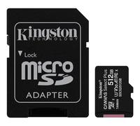 Kingston Technology Canvas Select Tarjeta micSDXC Plus 100R A1 C10 de 512 GB + ADP