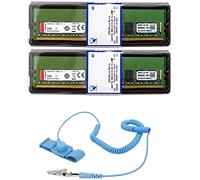 Kingston Memory Bundle with 64GB (2 x 32GB) DDR4 PC4-21300 2666MHz Memory UDIMMs and Anti-Static Wristband Compatible with Optiplex 3080, 5080, 7080 SFF and Tower PCs