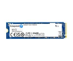 Kingston NV3 M.2 2280 PCIe Gen 4x4 NVMe SSD 1TB SNV3S/1000G
