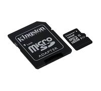Kingston SDC10G2/16GB - Tarjeta de Memoria microSD, 16 GB, Clase 10 UHS-I, 45 MB/s, Color Negro