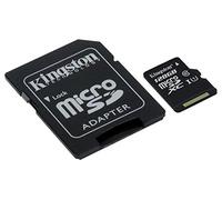 Kingston SDCS/128GB - MicroSD Canvas Select velocidades de UHS-I Clase 10 de hasta 80 MB/s lectura ( con adaptador SD )