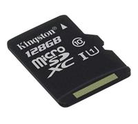Kingston SDCS/128GBSP - MicroSD Canvas Select Velocidades de UHS-I Clase 10 de hasta 80 MB/s Lectura (sin Adaptador SD), Negro, 128 GB