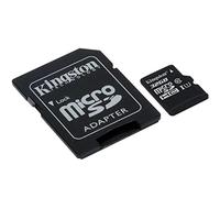 Kingston SDCS/32GB - MicroSD Canvas Select velocidades de UHS-I Clase 10 de hasta 80 MB/s Lectura (con Adaptador SD) Negro