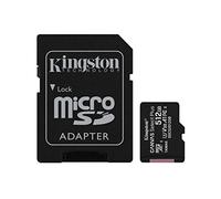 Kingston SDCS2/512GB Canvas Select Plus - Tarjeta microSD, Class 10 con adaptador SD
