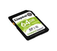 64GB SD Tarjeta Memoria Kingston Lona Select 64GB SDXC UHS-I Tarjeta SD Clase 10