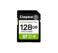 Kingston Tarjeta de Memoria SD Canvas Select Plus 128GB SDXC Gen3 150MB/s C10 UHS-I U1 V10-SDS3/128GB