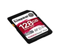 Kingston Technology 128GB Canvas React Plus SDXC UHS-II 300R/260W U3 V90 for Full HD/4K/8K