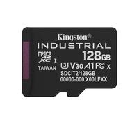 Kingston Technology 128GB microSDXC Industrial C10 A1 pSLC, Tarjeta negra