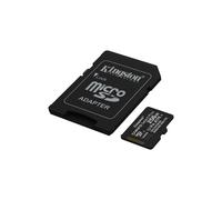Kingston Technology - 256GB microSDXC Canvas Select Plus Gen3 150MB/s A1 (Incluye adaptador de SD)