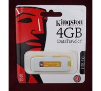 Kingston Technology 4GB DataTraveler G2 Unidad Flash USB USB Tipo A Amarillo - Memoria USB (4 GB, USB Tipo A, Deslizar, Amarillo)