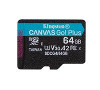 Kingston technology 64gb microsdxc canvas go plus gen4 200r a2 u3 paqu
