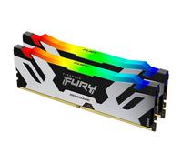 Kingston FURY Renegade RGB DDR5 6400MHz 96GB 2x48GB CL32 Plata Intel XMP