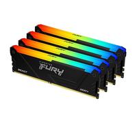 Kingston Technology FURY Beast 128GB 3600MT/s DDR4 CL18 DIMM (Kit de 4) RGB