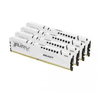 Kingston Technology FURY Beast 128GB 5200MT/s DDR5 CL40 DIMM (Kit de 4) Blanco XMP