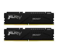 Memoria ram ddr5 16gb 2x8gb kingston - 5200mhz - pc5 41600 - fury beast - cl40 - 1.25v