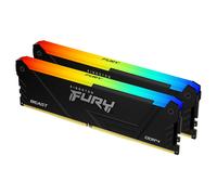 Kingston Kit 32GB (2 x 16GB) DDR4 3200MHz FURY Beast Negro 1R CL16