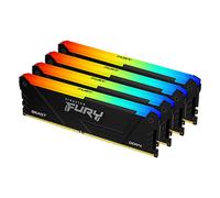 Kingston Technology FURY Beast 32GB 3600MT/s DDR4 CL17 DIMM (Kit de 4) RGB